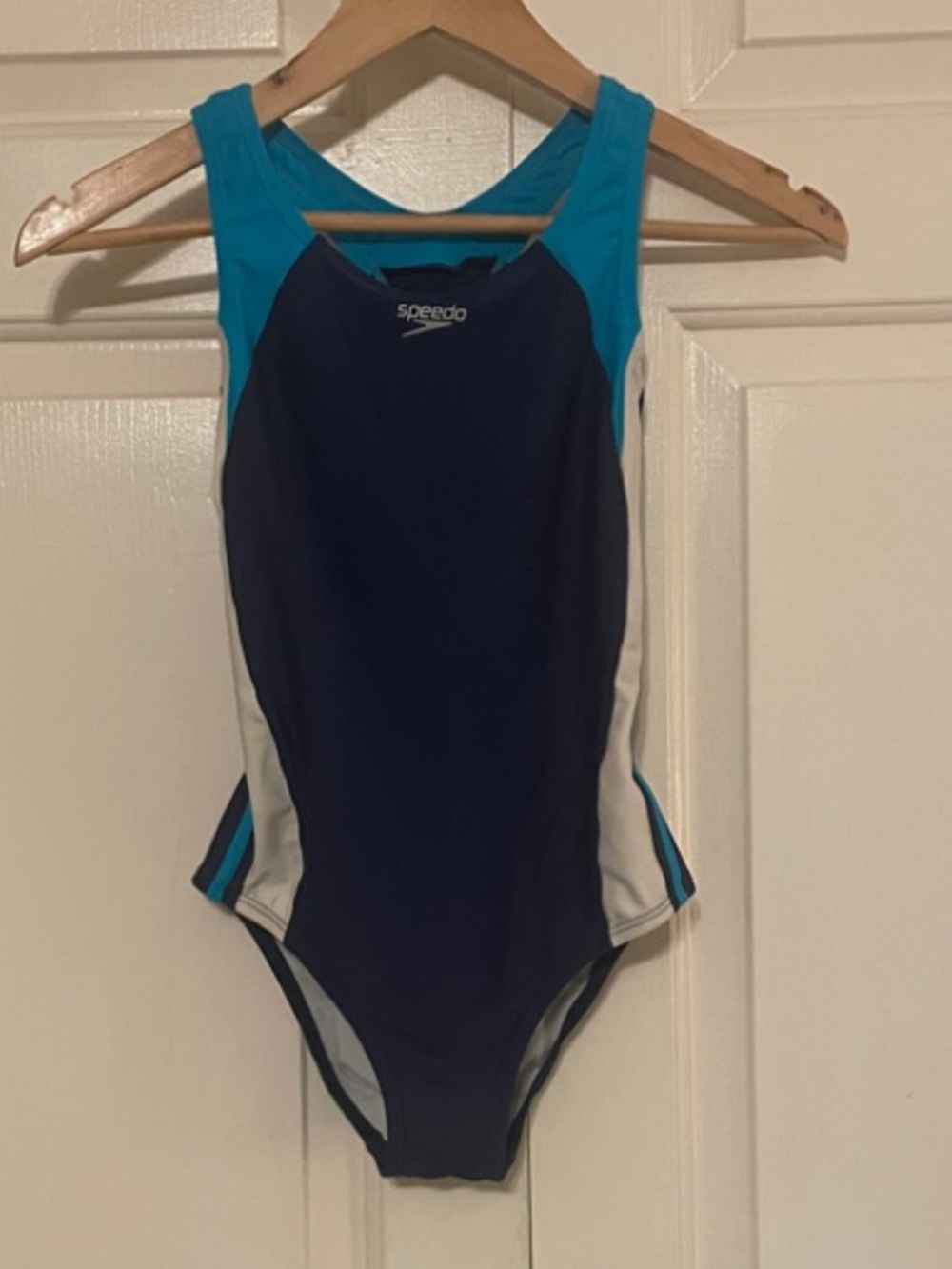 Girls Speedo One-Piece Racing Swimsuit swim team size 12